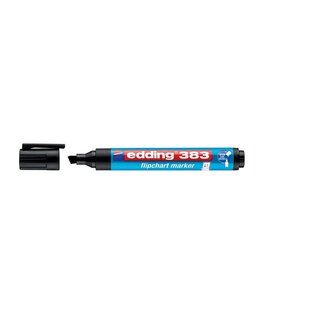 Edding 383 Flipchartmarker - nachfüllbar, 1 - 5 mm, schwarz