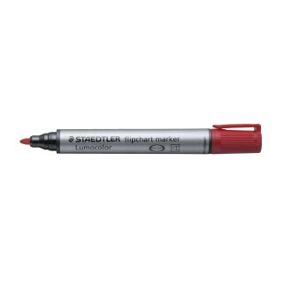 Staedtler® Flipchart-Marker Lumocolor® 356, nachfüllbar, 2 mm, rot