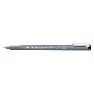 Staedtler® Feinschreiber pigment liner - 0,5 mm, schwarz