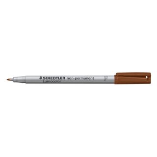 Staedtler® Feinschreiber Universalstift Lumocolor non-permanent, F, braun