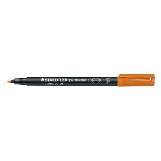 Staedtler® Feinschreiber Universalstift Lumocolor permanent, F, orange
