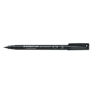 Staedtler® Feinschreiber Universalstift Lumocolor permanent, S, schwarz