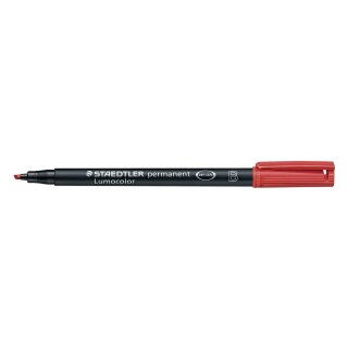 Staedtler® Feinschreiber Universalstift Lumocolor permanent, B, rot