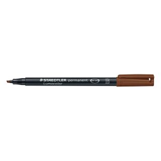 Staedtler® Feinschreiber Universalstift Lumocolor permanent, B, braun