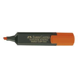 Faber-Castell Textmarker 48 REFILL nachfüllbar, orange, Einzelstift