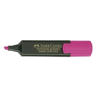 Faber-Castell Textmarker 48 REFILL nachfüllbar, rosa, Einzelstift