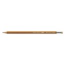 Faber-Castell Bleistift 1117 mit Radierer - HB, natur