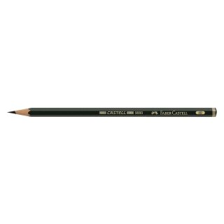 Faber-Castell Bleistift CASTELL® 9000 - 8B, dunkelgrün