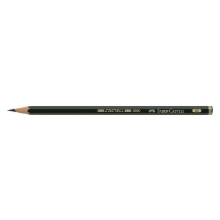 Faber-Castell Bleistift CASTELL® 9000 - 6B, dunkelgrün