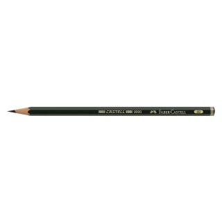 Faber-Castell Bleistift CASTELL® 9000 - 6B, dunkelgrün