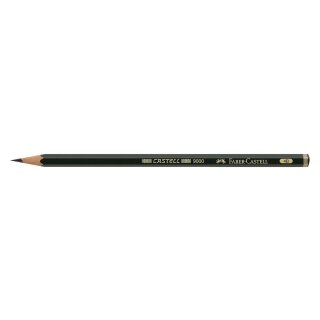 Faber-Castell Bleistift CASTELL® 9000 - 4B, dunkelgrün