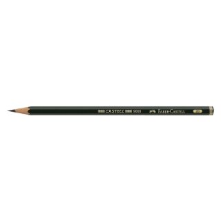 Faber-Castell Bleistift CASTELL® 9000 - 2B, dunkelgrün