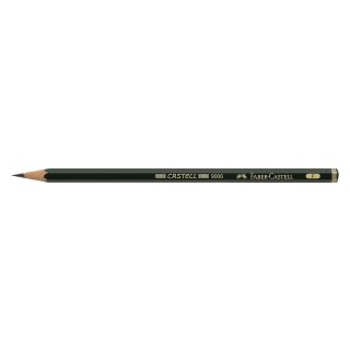 Faber-Castell Bleistift CASTELL® 9000 - F, dunkelgrün