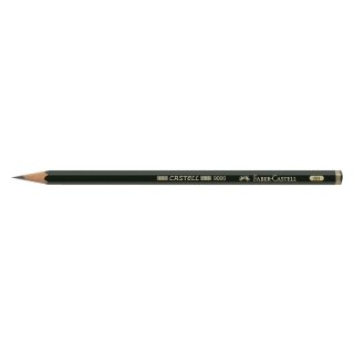 Faber-Castell Bleistift CASTELL® 9000 - 6H, dunkelgrün
