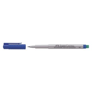 Faber-Castell CD-Marker MULTIMARK, wasserlöslich, Strichstärke: ca. 0,4 mm, blau