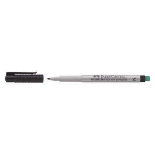 Faber-Castell CD-Marker MULTIMARK, wasserlöslich, Strichstärke: ca. 1 mm, schwarz