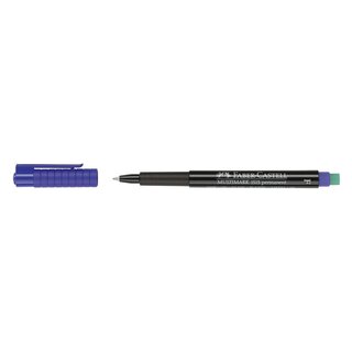 Faber-Castell CD-Marker MULTIMARK, wasserfest, Strichstärke: ca. 0,6 mm, blau