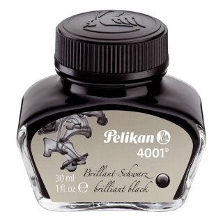 Pelikan Tinte 4001® - 30 ml Glas, brillant-schwarz