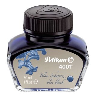 Pelikan Tinte 4001® - 30 ml Glas, blau-schwarz