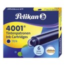 Pelikan Tintenpatrone 4001® TP/6 - blauschwarz,...