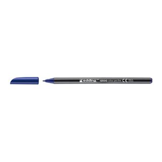 Edding 1200 Fasermaler color pen - 0,5 - 1 mm, blau