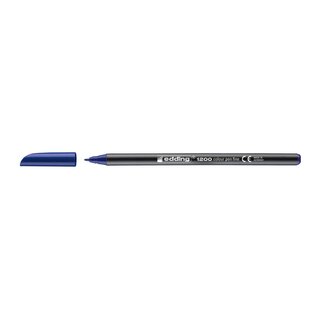 Edding 1200 Fasermaler color pen - 0,5 - 1 mm, blau