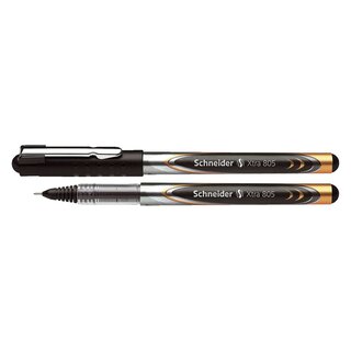 Schneider Tintenroller XTRA 805, mit Röhrchenspitze aus Edelstahl, 0,5 mm, schwarz