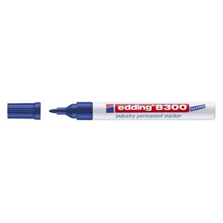 Edding 8300 Permanentmarker industry -  1,5 - 3 mm, blau