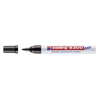 Edding 8300 Permanentmarker industry -  1,5 - 3 mm, schwarz