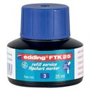 Edding FTK 25 - Nachfülltusche, 25 ml, blau