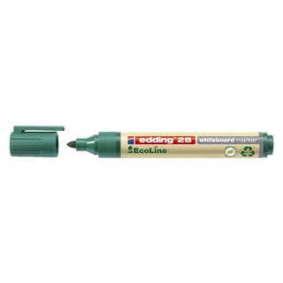 Edding 28 Boardmarker EcoLine - nachfüllbar, 1,5 - 3 mm, grün