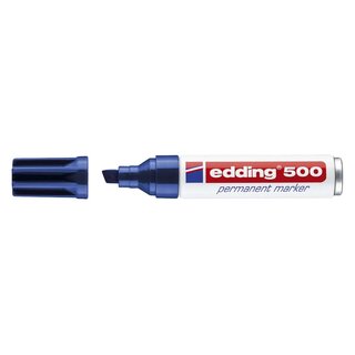 Edding 500 Permanentmarker - nachfüllbar, 2 - 7 mm, blau