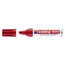 Edding 500 Permanentmarker - nachfüllbar, 2 - 7 mm, rot