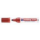 Edding 550 Permanentmarker - nachfüllbar, 3 - 4 mm, rot