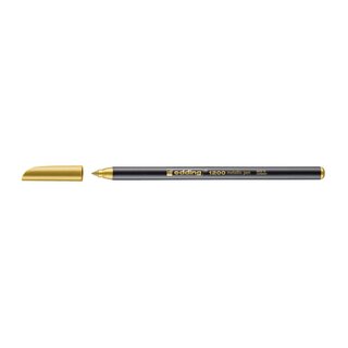 Edding 1200 Fasermaler metallic color pen - 1 - 3 mm, gold
