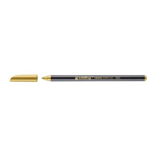 Edding 1200 Fasermaler metallic color pen - 1 - 3 mm, gold