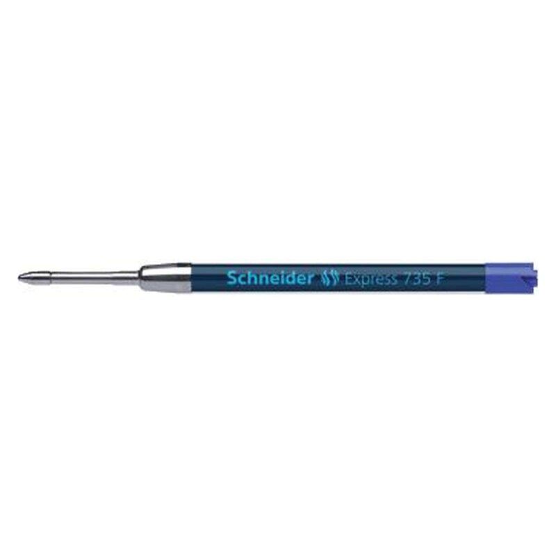 Ricambio Per Penna Schneider Express 735 B, Blu, Punta In Acciaio Inox, Durata 10.000 M, Impermeabile, Made In Germany