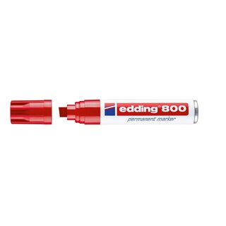 Edding 800 Permanentmarker - nachfüllbar, 4 - 12 mm, rot