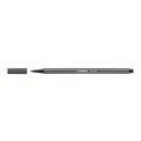 Stabilo® Fasermaler Pen 68 - 1 mm, schwarzgrau