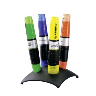 Stabilo® Textmarker LUMINATOR®, Tischset mit 4 Stiften