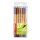 Stabilo® Faserschreiber GREENpoint®, 0,8 mm, Etui mit 6 Stiften