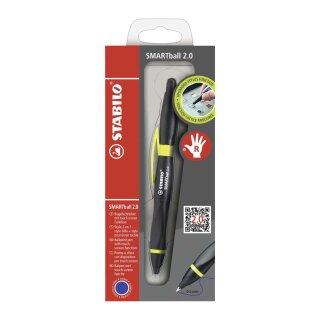 Stabilo® SMARTball® 2.0 - Kugelschreiber mit Touchscreen-Funktion, R, schwarz/kiwi