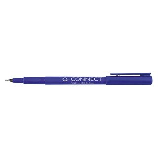 Q-Connect Feinschreiber 0,4 mm, blau