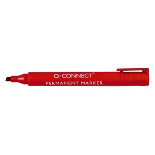 Q-Connect Permanentmarker, ca. 2 - 5 mm, rot