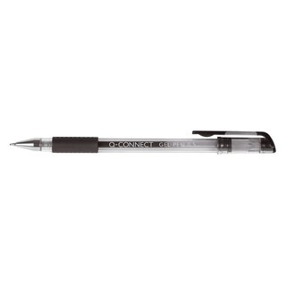 Q-Connect Gel-Schreiber, ca. 0,7 mm, schwarz