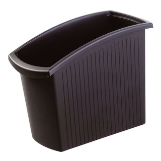 HAN Papierkorb MONDO,18 Liter, rechteckig, ergonomisch schlank, schwarz
