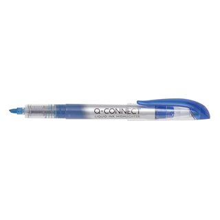 Q-Connect Textmarker Liquid Ink, ca. 1 - 4 mm, blau