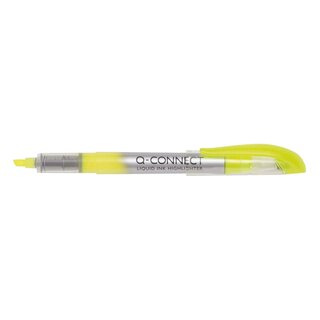 Q-Connect Textmarker Liquid Ink, ca. 1 - 4 mm, gelb