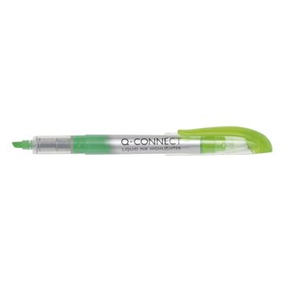 Q-Connect Textmarker Liquid Ink, ca. 1 - 4 mm, grün