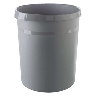 HAN Papierkorb GRIP KARMA - 18 Liter, rund, 100% Recyclingmaterial, öko-dunkelgrau